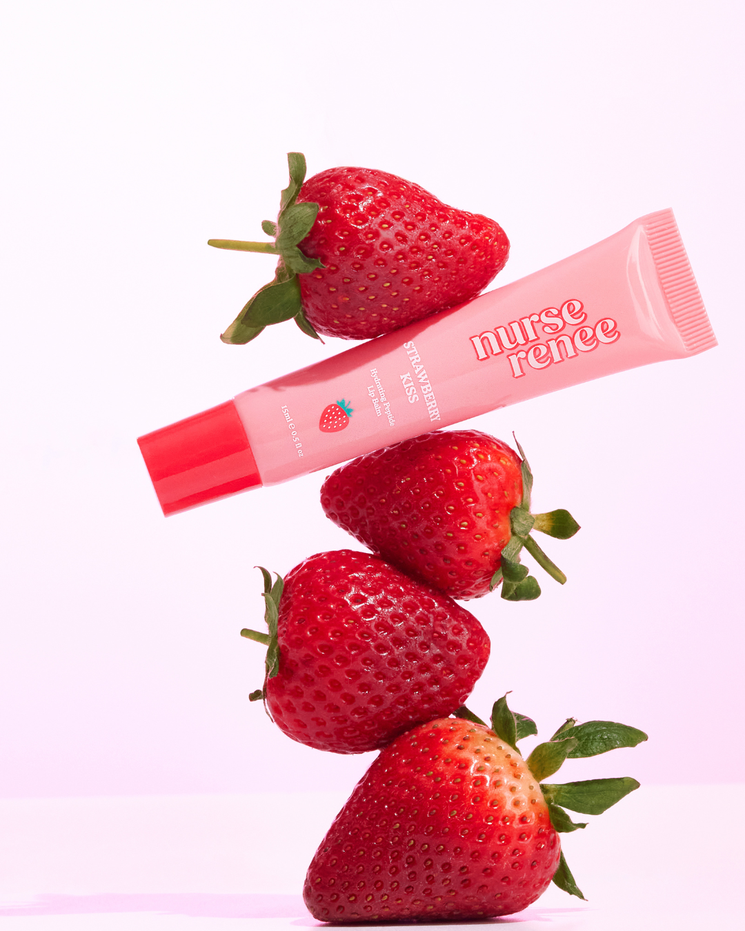 Strawberry Kiss Hydrating Peptide Lip Balm