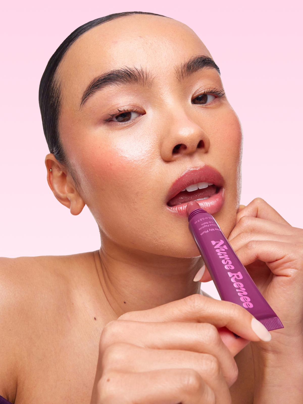 Kiss My Plum Tinted Peptide Lip Balm
